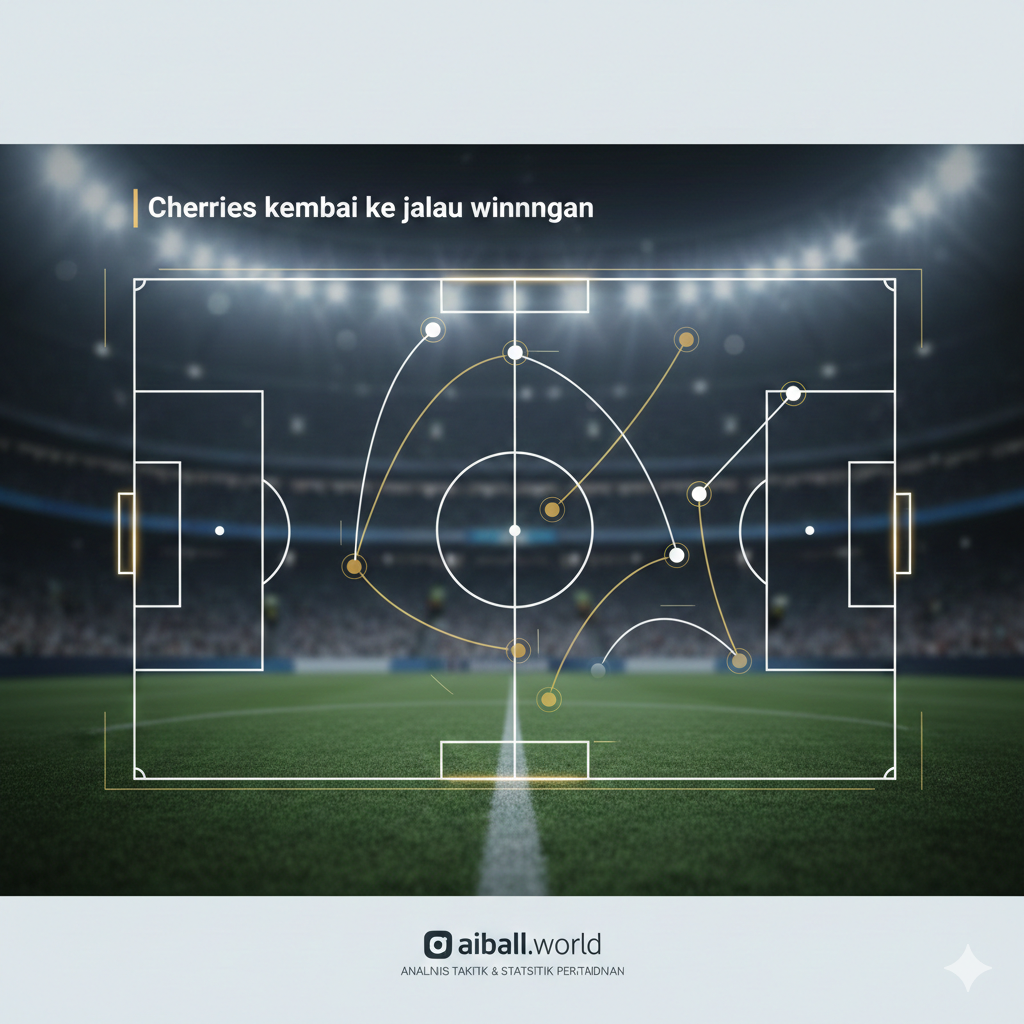 A sophisticated conceptual image representing sports data and tactical analysis for aiball.world. The visual features a semi-transparent digital tactical board overlaid on a blurred background of a modern soccer pitch. Glowing white and gold lines show player movements and tactical formations. The style is tech-focused and sleek, using cool tones with neon accents to represent data precision, perfect for an analytical sports website. The composition is clean and modern, highlighting a professional data-driven approach.