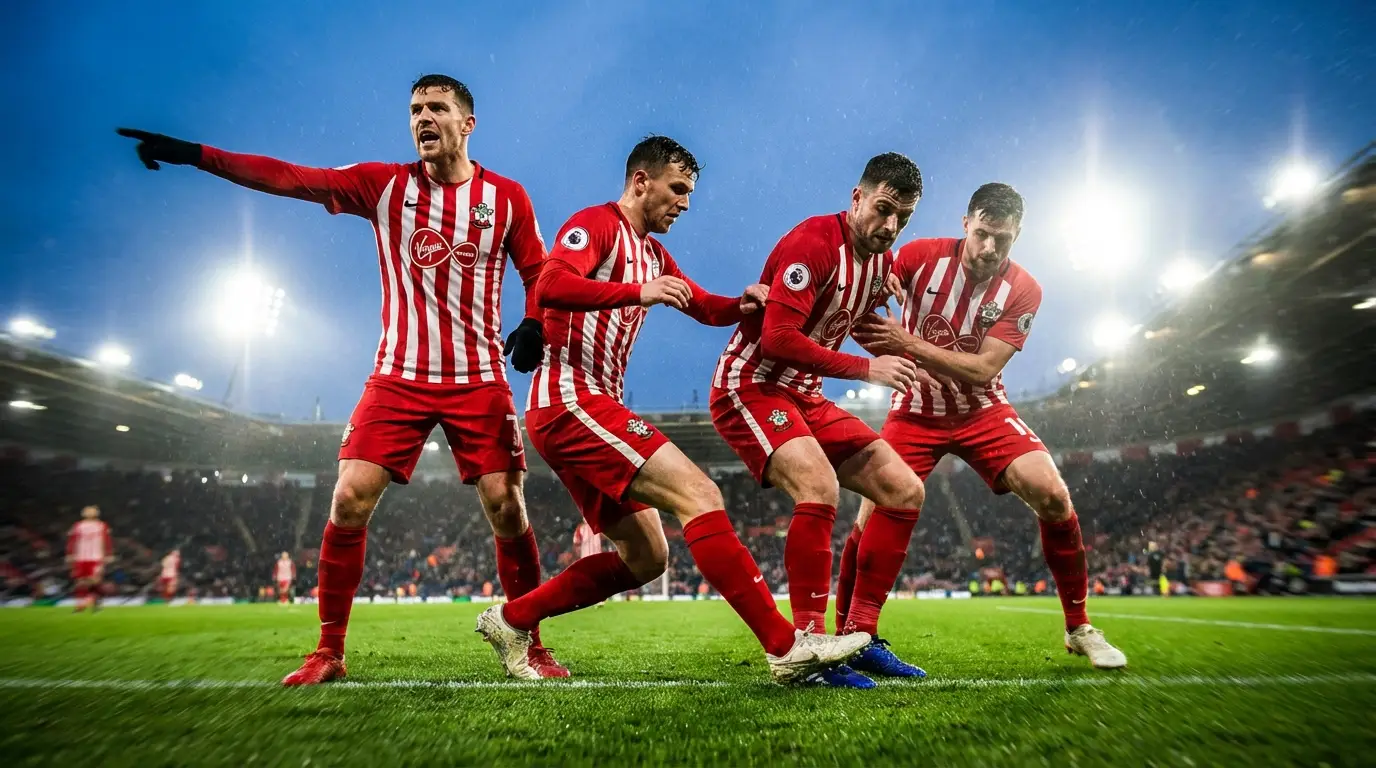 A conceptual image depicting the solid and organized defensive line of the Indonesian national team, with players positioned to show tactical discipline and coverage.