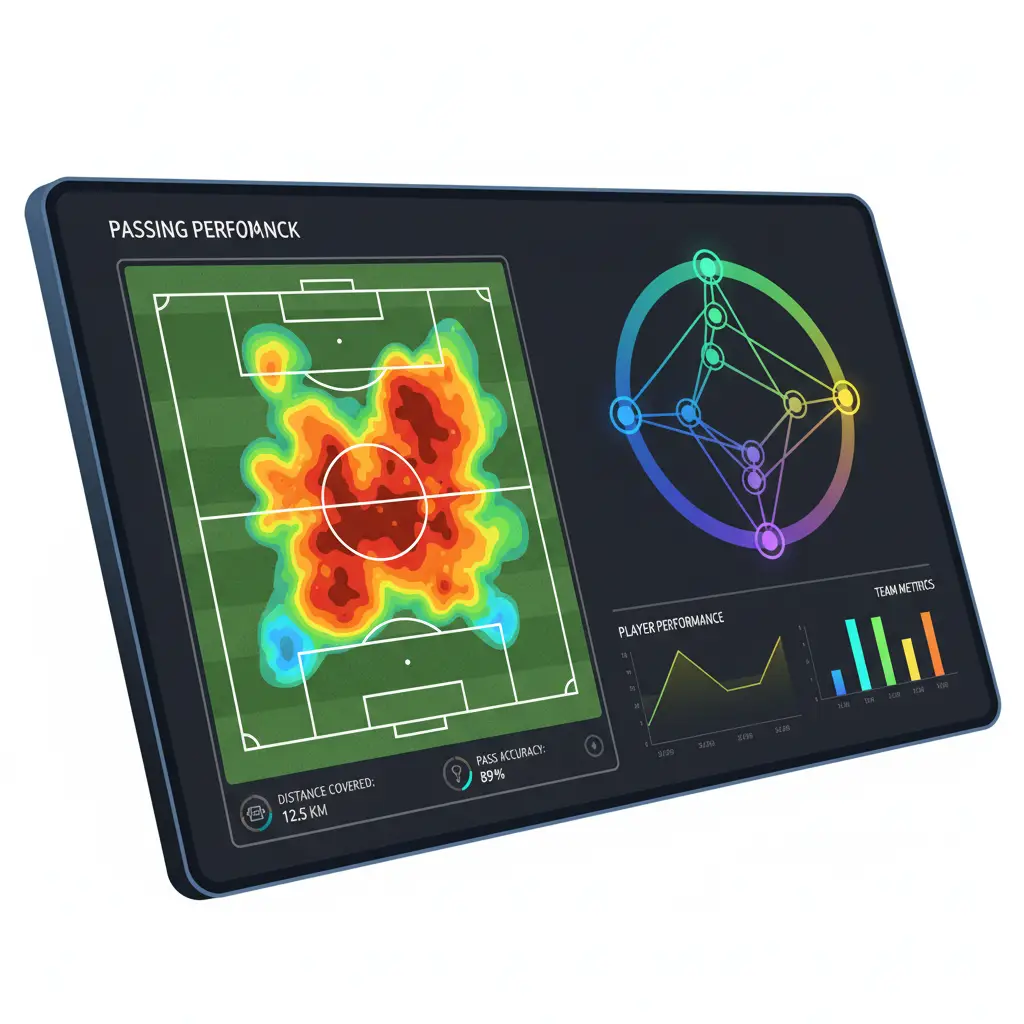Dasbor analisis statistik sepak bola