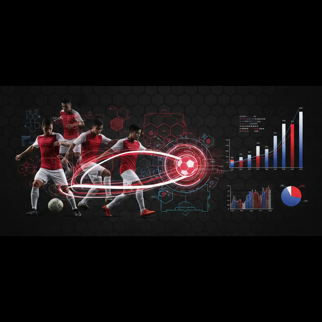 Kolase analisis sepak bola AIBall Indonesia