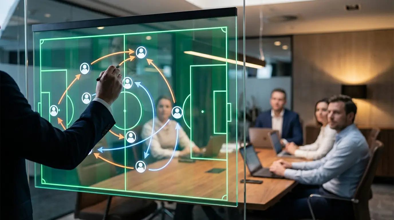 A conceptual image of a modern football tactical board, suggesting in-depth strategic analysis of how naturalized players fit into the national team's system.